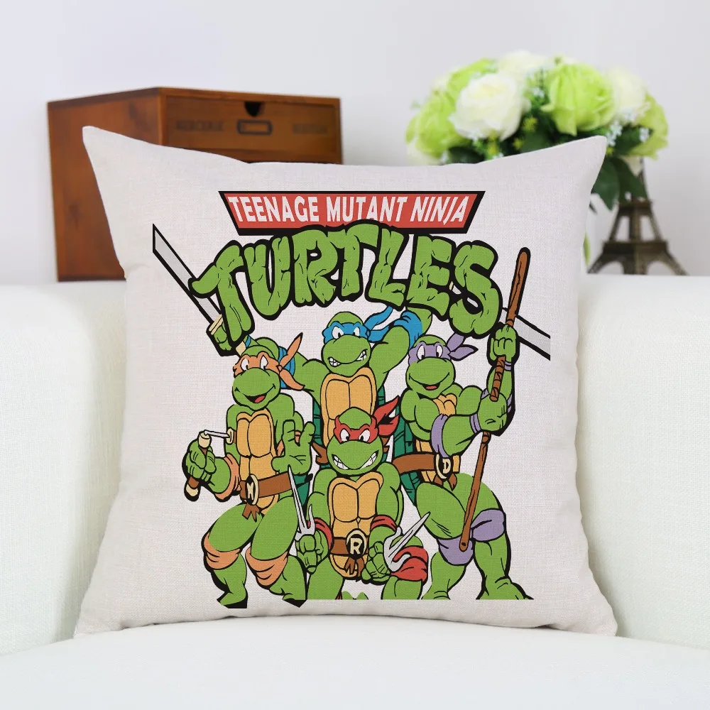 Anime Teenage Mutant Ninja Turtles Kartun Sarung Bantal Dekorasi