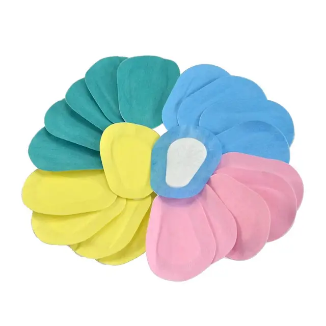 Free Shipping 60PCs/3Boxes Colorful Breathable Eye Patch Band Aid Medical Sterile Eye Pad Adhesive Bandages First Aid Kit