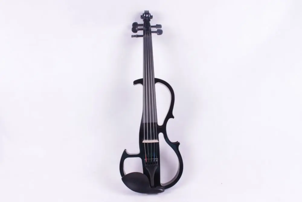 

New 5 string whitw Solid Wood Body 8# 16'' Electric Viola Powerful Sound Case Bow white color