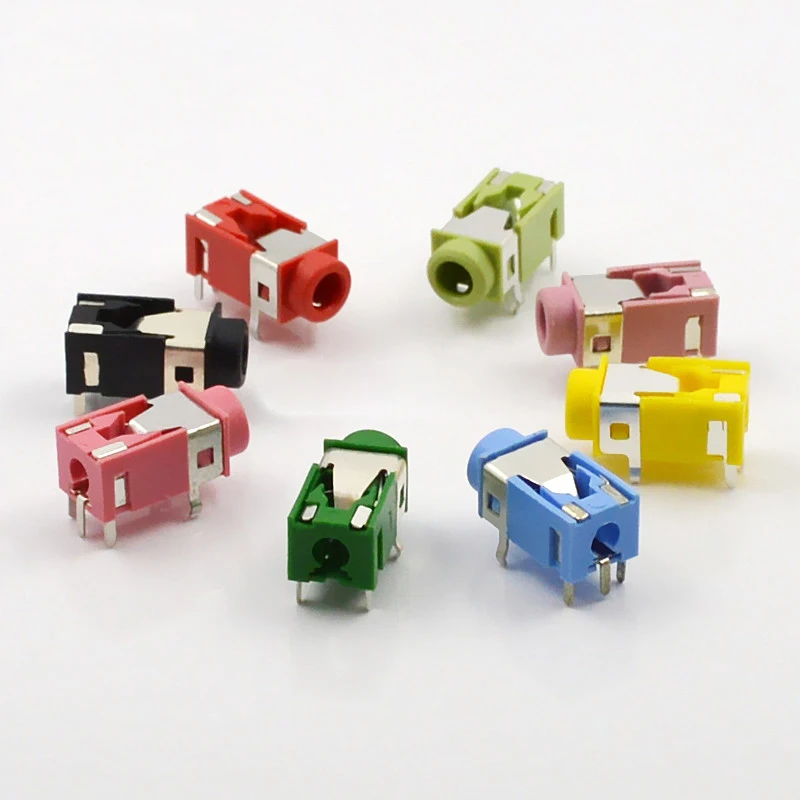 100pcs 3 5mm Jack Headphone Connector 5 feet Plug 3 5 Headset Jack Audio Adapter PJ 322
