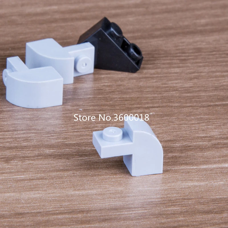 20 шт./лот модифицированный 1x2x1 1/3 с изогнутым верхом совместим 6091 MOC кирпичи блоки
