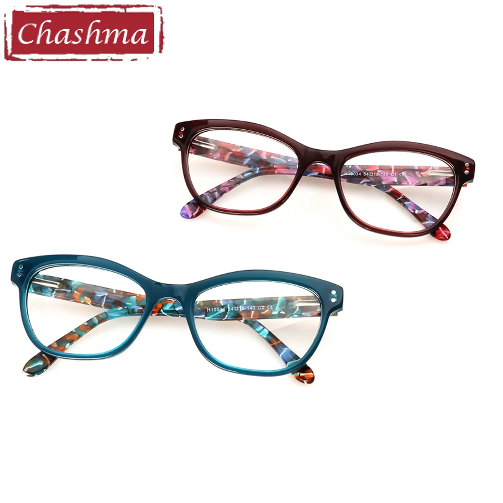 Брендовые женские очки Chashma из ацетатного материала модные трендовые стильные