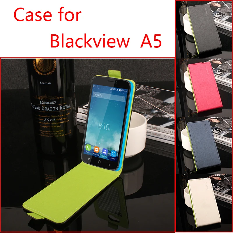 

HongBaiwei Phone Cases For Blackview A5 Fashion Hit Color Flip PU Leather Case Cover For Blackview A5 Card Slot