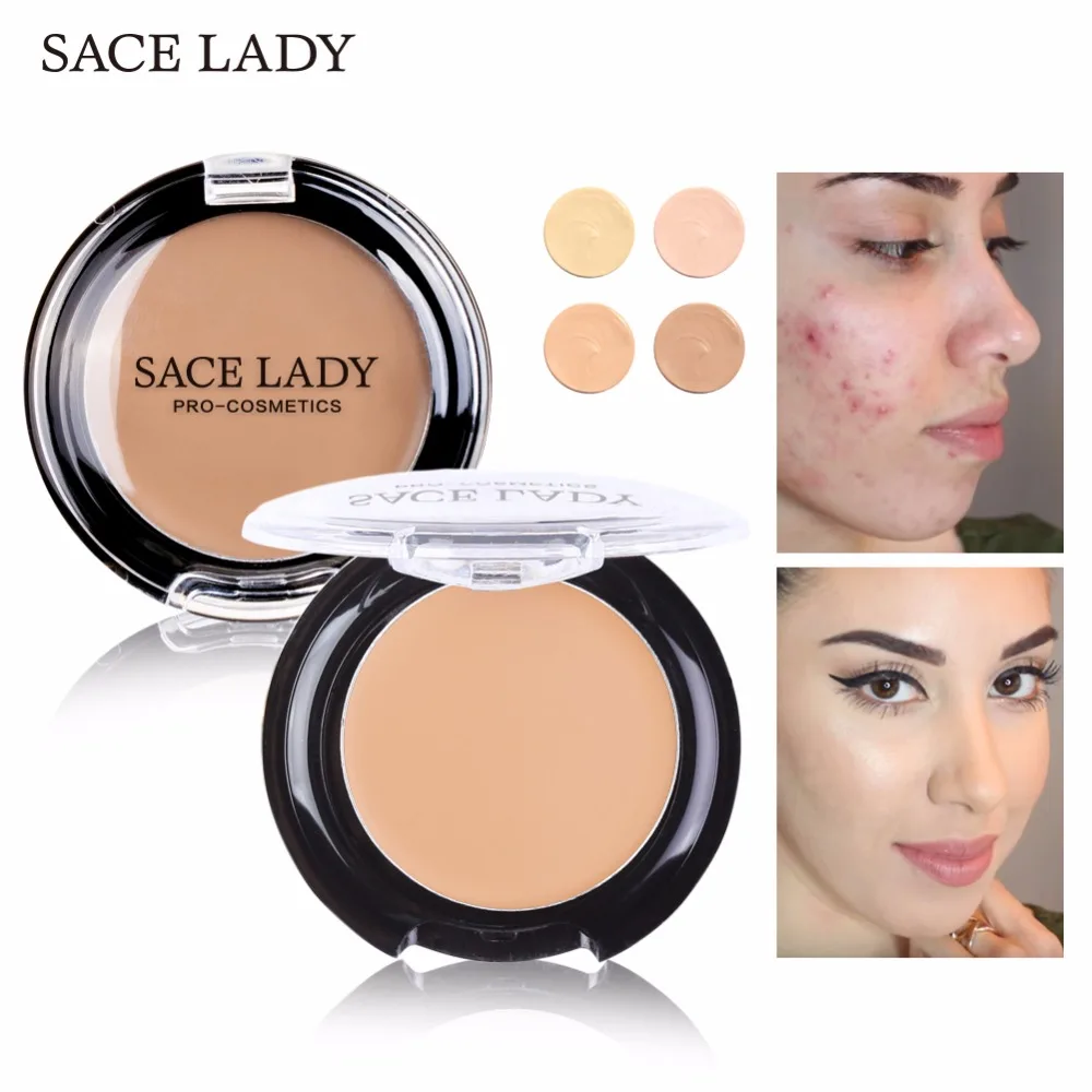 

SACE LADY Concealer Full Cover Cream Facial Make Up Waterproof Foundation Face Contour Makeup Pores Corrector Brand Eye Cosmetic