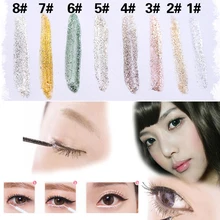 Блестящая женская блестящая Стойкая подводка для глаз, Водостойкая Подводка для макияжа, жидкая подводка для глаз, косметический инструмент, подарок для девушек