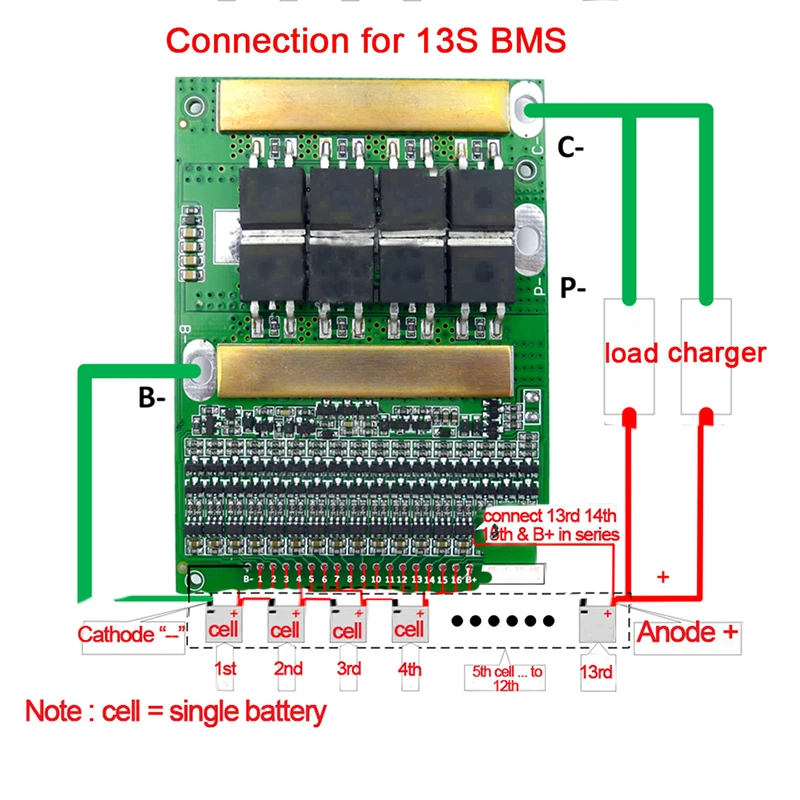 BMS 6S до 17S 80A 3,2 V 3,7 V 18650 литий-ионный аккумулятор балансир 10S 13S 16S Lifepo4 BMS Lipo PCM балансировочная Защитная плата