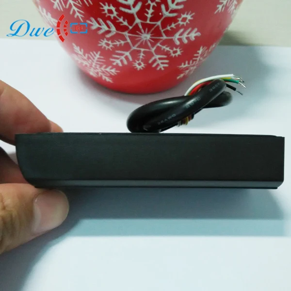 black color contactless wiegand access control smart card reader