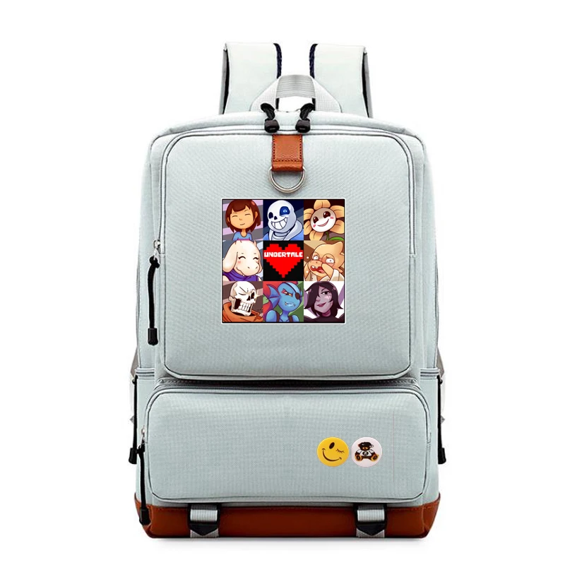 

Undertale Sans Skeleton Backpack Bag Game Schoolbag Travel Students Bag Cospaly Gift Camouflage Mochila