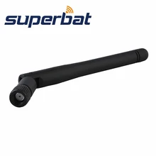 Superbat WiFi антенна двойной двухдиапазонный 2,4 ГГц 5 ГГц 3dBi черный Всенаправленный беспроводной усилитель резиновая антенна RP-SMA для маршрутизатора
