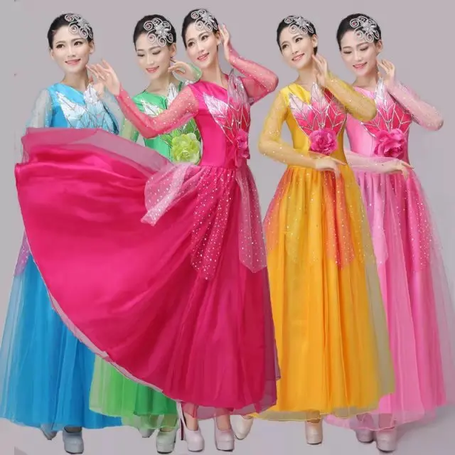 Chorus clothing 2018 new opening dance dress atmosphere atmosphere