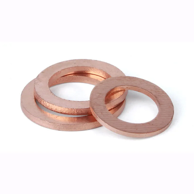 M6 M8 M9 M9.5 M10 Brass Copper Sealing Washer For Boat Crush Washer
