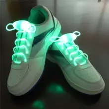 Bsaid светодиодный световой Шнурки свет свечение ремень мигает шнурки для Обувь для мальчиков Обувь для девочек тапки флэш-вечерние обуви