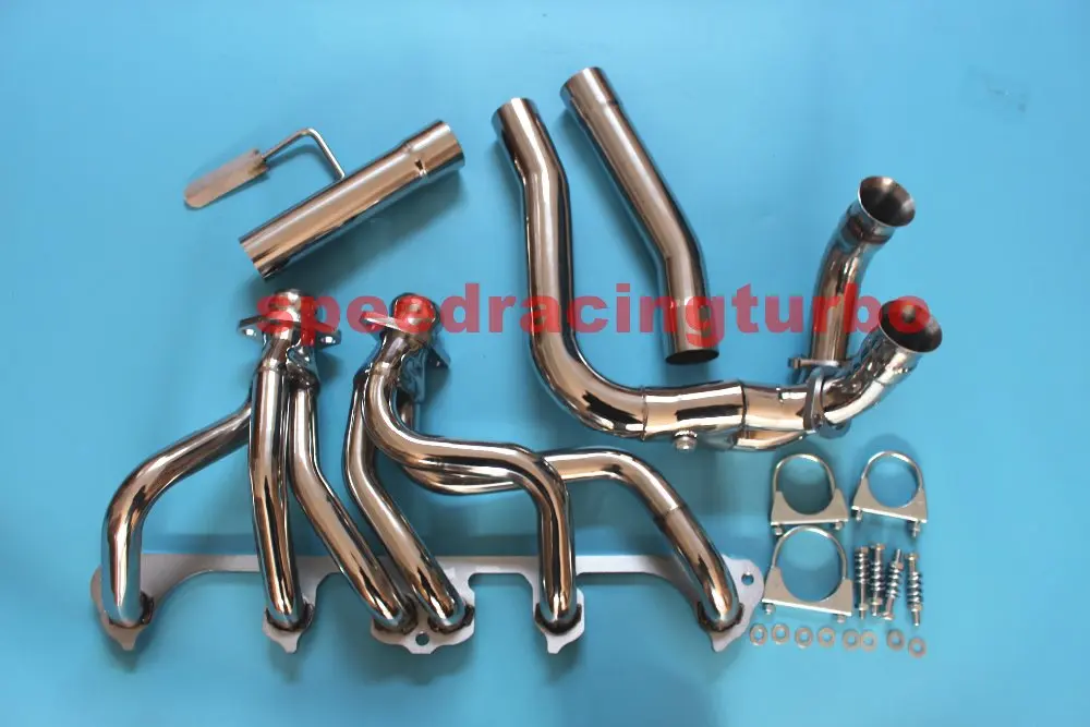 Stainless Steel Header Exhaust Manifold+y-pipe For 91-99 Jeep Wrangler/cherokee  - Exhaust Headers - AliExpress