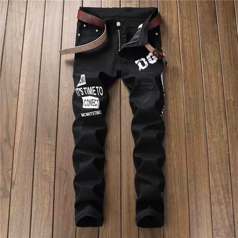 black jeans scratch
