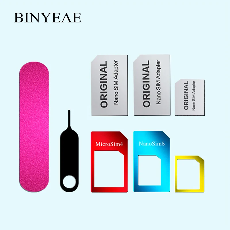 

Nano Micro Standard Sim Card Adapter Kit Converter abrasive Bar Tray Needle For Blu Studio/XL/C Super/C 5 +5 Camera/5.5C/C