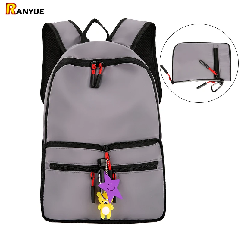 

lightweight foldable waterproof nylon backpack womens backpack bag large capacity school bags for teen girls female backpack men