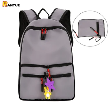 

lightweight foldable waterproof nylon backpack womens backpack bag large capacity school bags for teen girls female backpack men