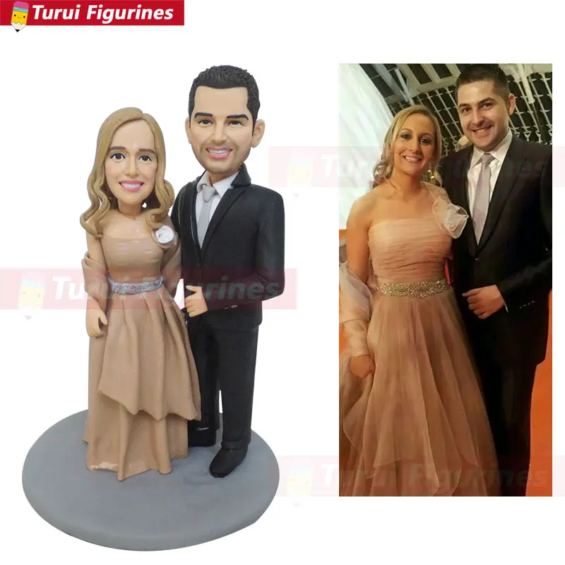 custom bobblehead for couple men and women's bobble head customized figurines anime figurines home interior home decor statuette