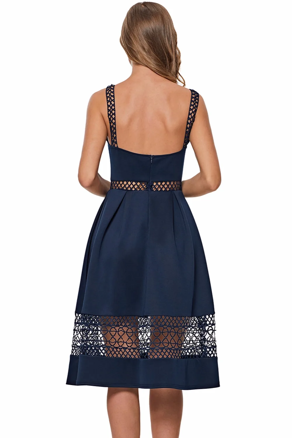 Navy-Blue-Crochet-Detail-Sleeveless-Fit-and-flare-Midi-Dress-LC610310-5-6