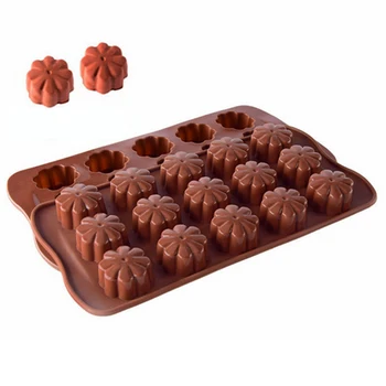 

15 Grids Plum Flower Cake Candy Chocolate Silicone Moulds Tools 3D Fondant DIY Handmade Kitchen Baking Cookie Mold Accessories