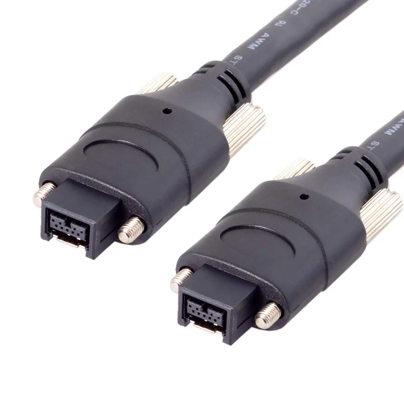 Firewire 800 Ieee 1394 9-контактный разъем 9 контактный кабель винт Тип крепление для Камера 1,0 м
