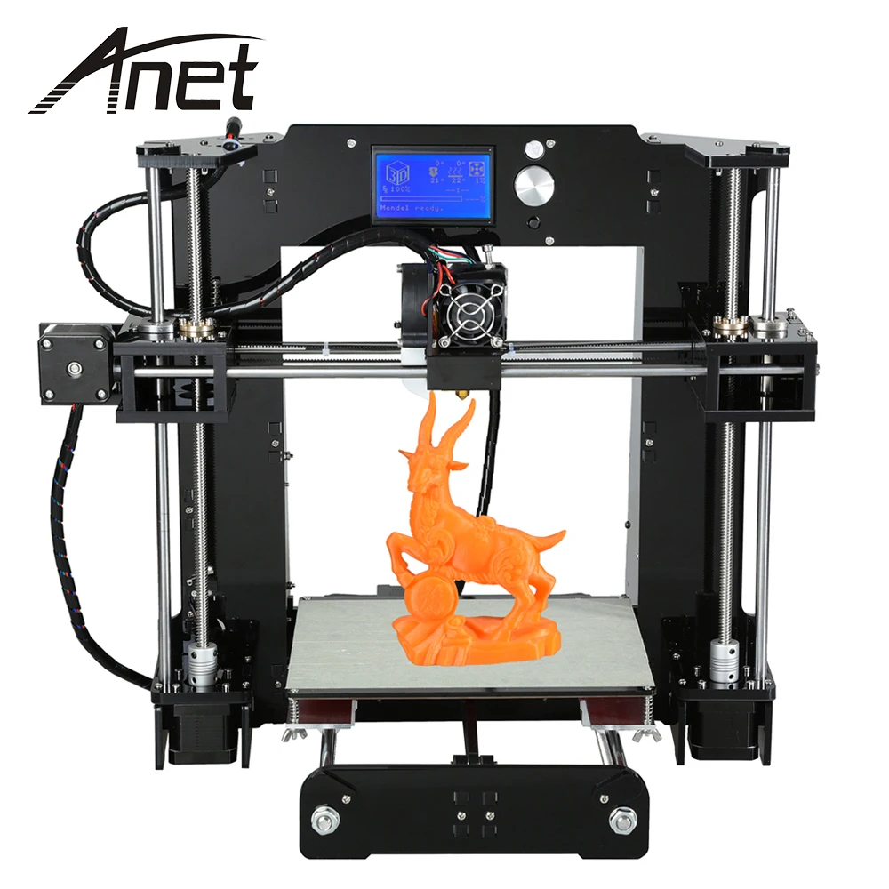 

Original Anet A6 3D printer kit New prusa i3 reprap SD card PLA plastic as gifts/express shipping from Moscow 220 x 220 x 250m
