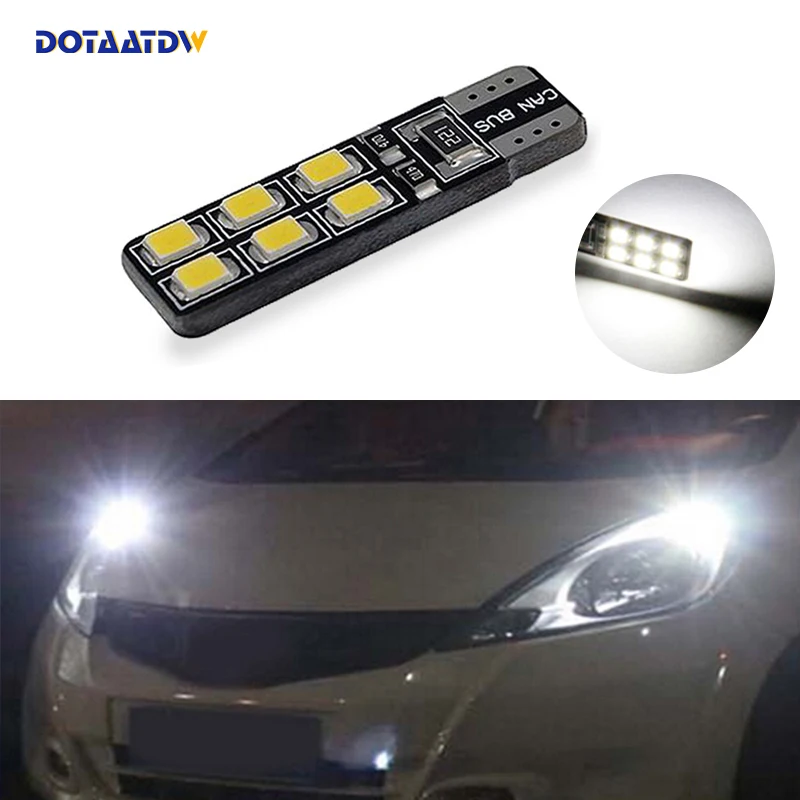 DOTAATDW 1x Canbus светодиодный T10 W5W габарисветильник клиновисветильник свет для Opel Astra h