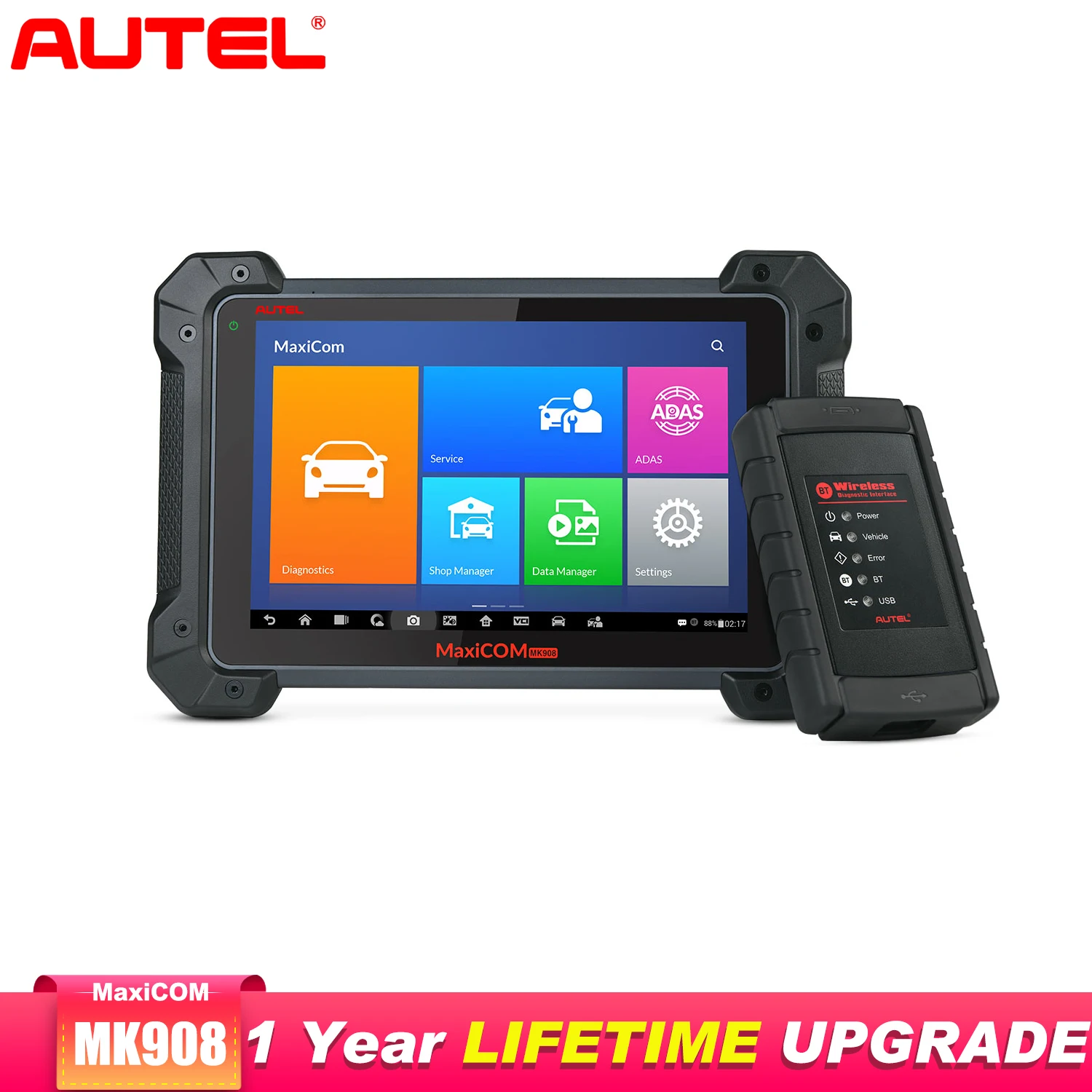 

Autel MaxiCOM MK908 Diagnostic Auto OBD2 Scarner Car Diagnostic tool ECU Coding Full Code Reader Scanner tool pk Launch X431
