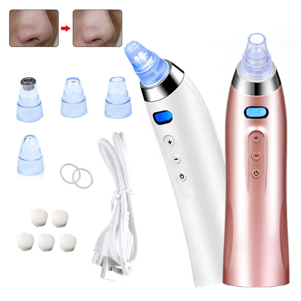 

Electric Blackhead Vacuum Cleaner Black Dot Pimple Blackhead Remover Suction Tool Facial Diamond Face Acne Skin Care Machine