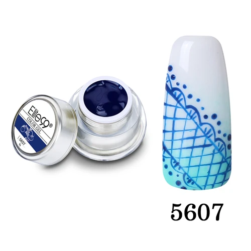 Elite99, 12 цветов, акриловая краска, гель для 3D ногтей, краска, цветной гель, краска для рисования, акриловый цвет, УФ гель-наконечник, сделай сам, дизайн ногтей - Цвет: 5607
