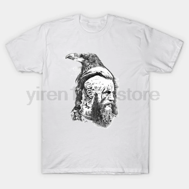 Футболка Ragnar Lothbrok-King-футболка с викингами из 100% хлопка | Мужская одежда