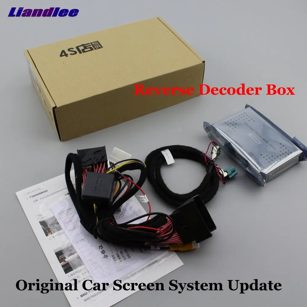 Liandlee Автомобильная оригинальная система обновления экрана для BMW X5 E70/F15 2013- камера заднего вида для парковки цифровой декодер дисплей плюс
