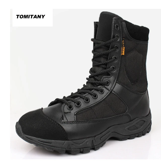 Outdoor Camping Hiking Boot Men Professional Lace Up Climbing Trekking Hunting Shoe Man Military Tactical Boots Mens