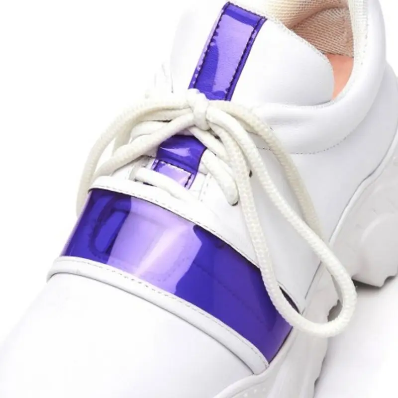 Taoffen/Женские повседневные кроссовки из натуральной кожи; Качественная уличная брендовая новая обувь; женские кроссовки на платформе со шнуровкой для бега; размеры 34-39