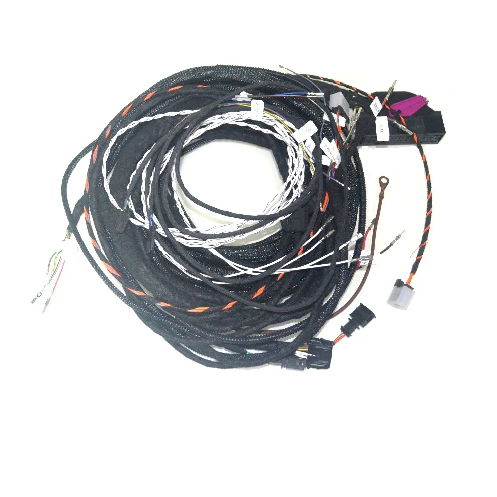 

OEM Dynaudio Speaker Cable Wiring Harness MOST Fiber Cable Set 9 Speakers Cable for VW Golf 7 mk7 Tiguan MK2 2017 2018
