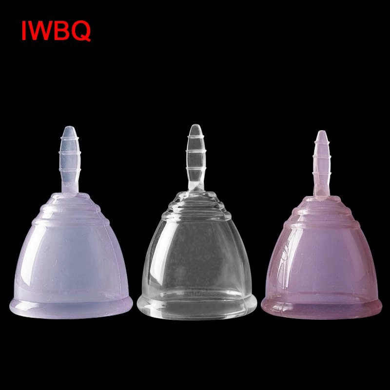 

IWBQ Beauty & Health Menstrual Cup Medical Silicone Menstrual Cup for Women Reusable Period Feminine Hygiene 1pcs Lady Cup Soft