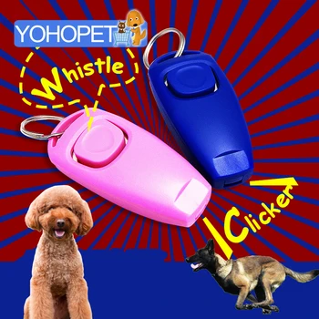 

New Dog Whistle Collier Anti Aboiement Dog Training Clicker Pet Anti Dog Barking Training Dogs Stop Barking Pet Clicker Training