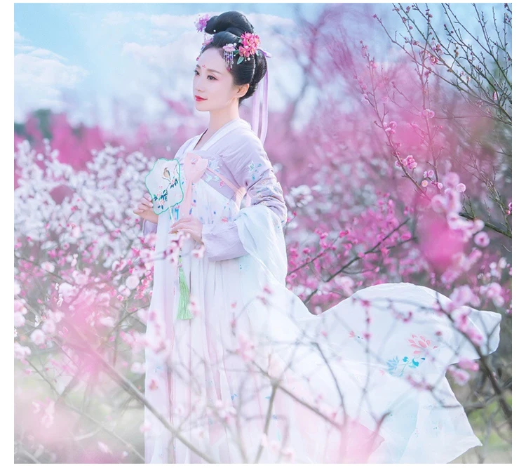 Национальный костюм ханьфу Древний китайский Косплей Костюм Древний китайский hanfu женская одежда hanfu Женская китайская сцена