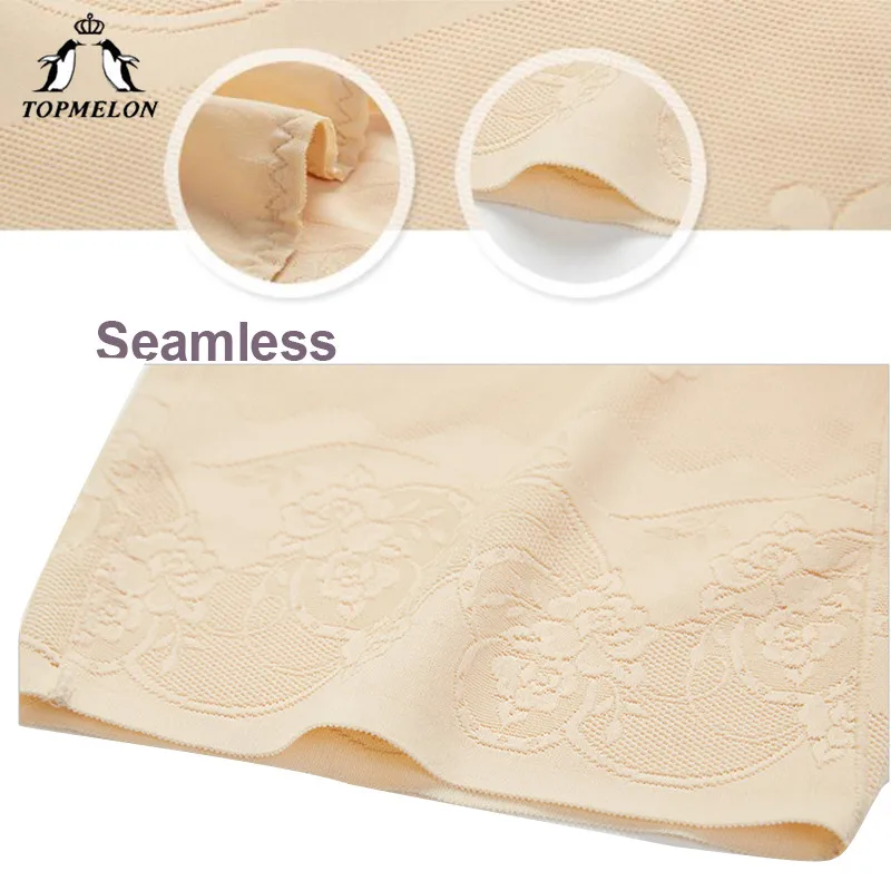 TOPMELON Women Sexy Body Shaper Plunge U Underwear Slimming Bodysuits Butt Lifter Softt Waist Trainer Tummy Control Shapewear