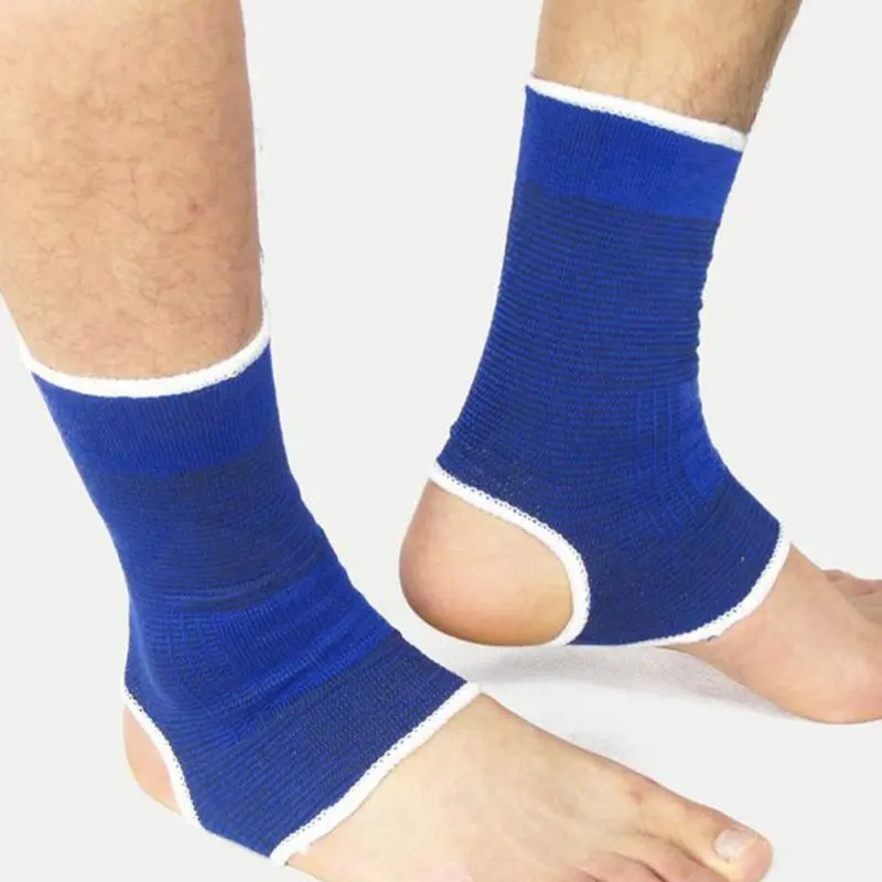 Ankle Foot Elastic Compression Wrap Sleeve Bandage Brace Support