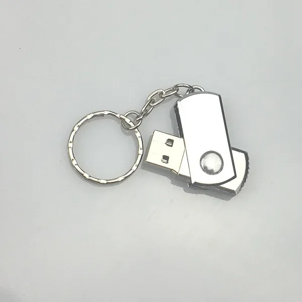 Custom Logo Metal Keychain USB Flash Drive USB Pen Drives USB2.0