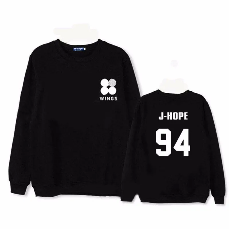 2018 Kpop BTS Bangtan Boys WINGS Album Hoodie K POP Cotton Hoodies
