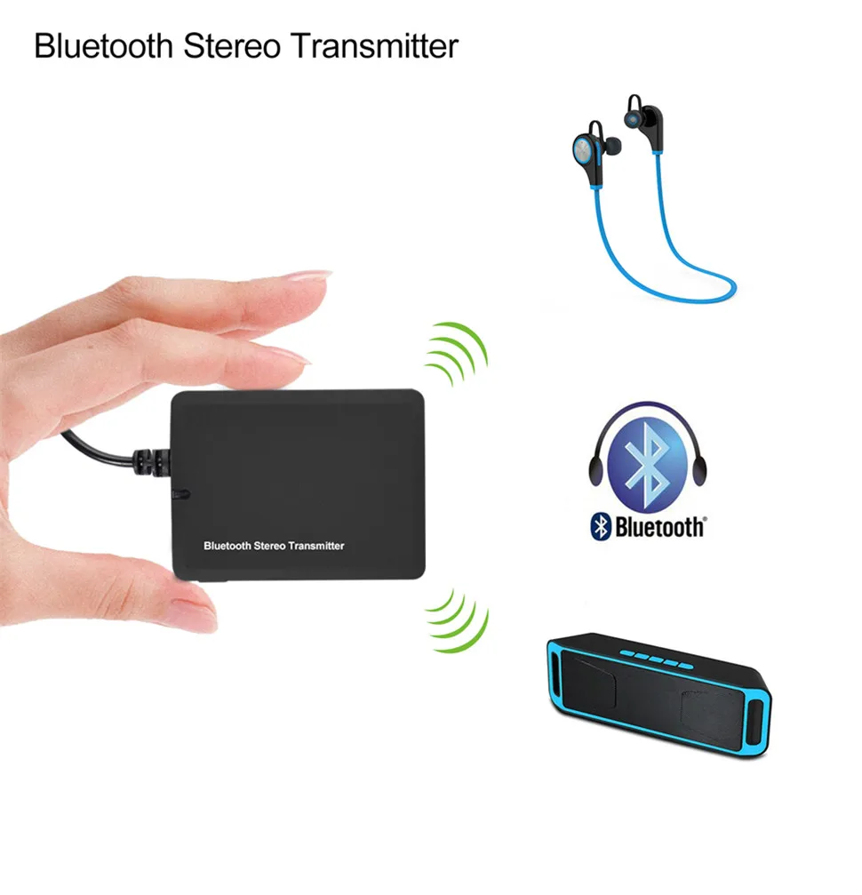 YKSO Bluetooth Transmitter A2DP 3.5mm Jack Stereo Audio Music Dongle Transmitter Receiver Adapter for iPod TV Mp3 Speaker (3)