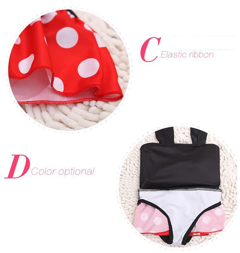 4-22KG Baby Girls Swimwear Two Pieces Summer Baby Swim Suit Toddler Cartoon Bikini Sets Girls Princess Swimming Skirt Hat (3)