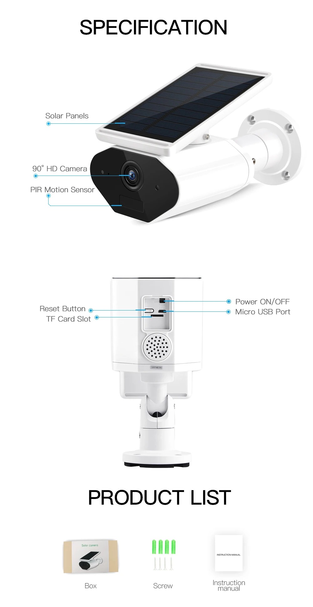 FREDI 1080P Солнечная низкая мощность беспроводная IP камера WiFi Водонепроницаемая Камера Безопасности ИК ночного видения камеры видеонаблюдения CCTV