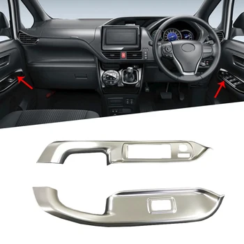 

For Toyota Voxy Noah R80 2014-2017 2018 ABS Window Lifter Control Window Switch Decoration Armrest Panel Cover Trim Car RHD