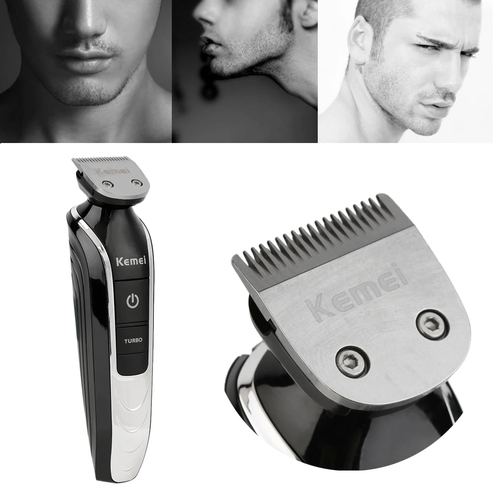 6 в 1 триммер для волос титана машинка для стрижки волос tondeuse cheveux триммер для волос для мужчин Инструменты для укладки станок для бритья электрическое Бритье
