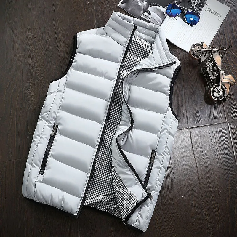 

Men Sleeveless Jacket Plus Size Windproof Warm Waistcoat Lovers Couple Waistcoats Autumn Winter Vest Men Men's Casual Vests Y1