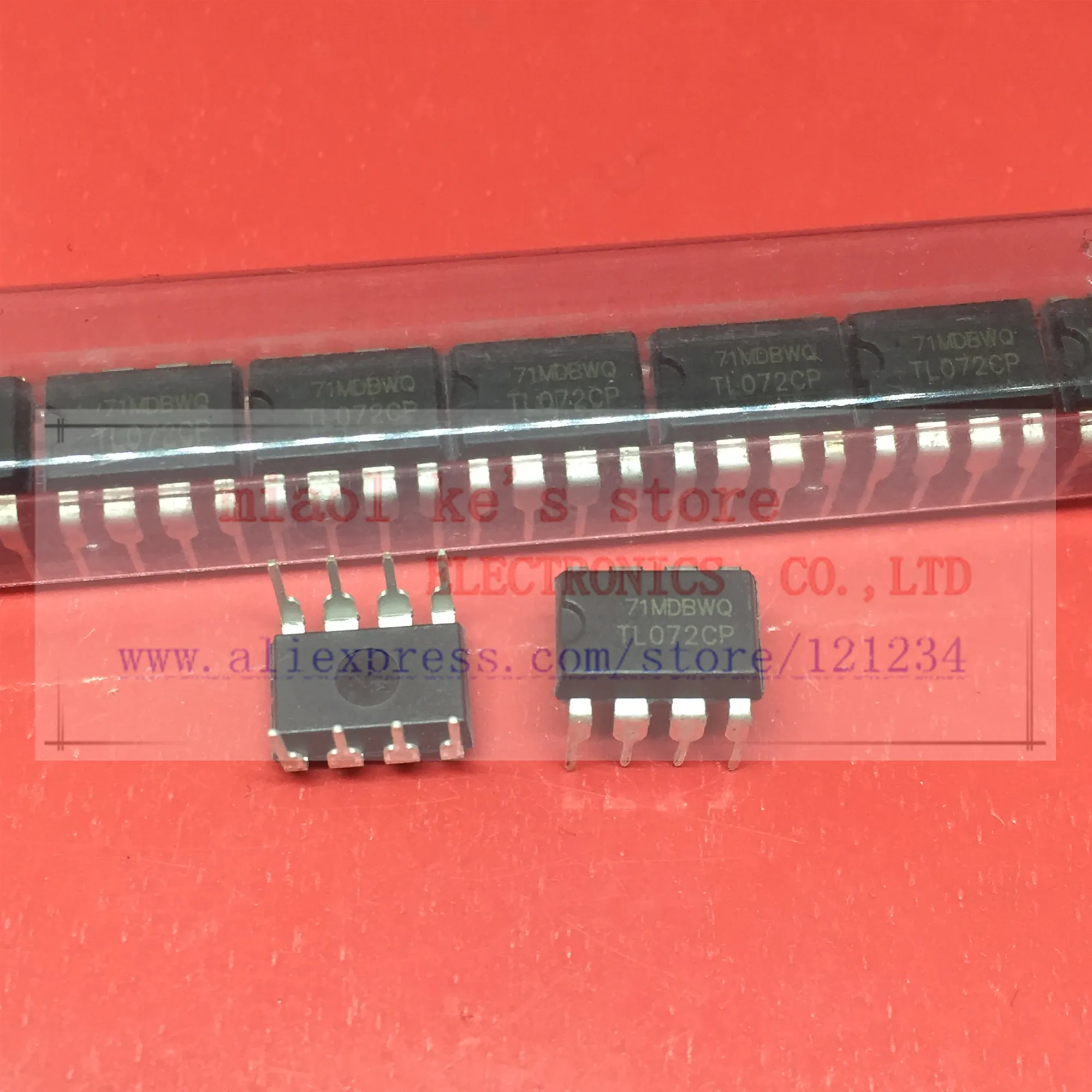 

[ 10pcs/1ot ]100%New original; TL072 TL072CP TL072CPE4 - IC OPAMP JFET 2 CIRCUIT 8DIP