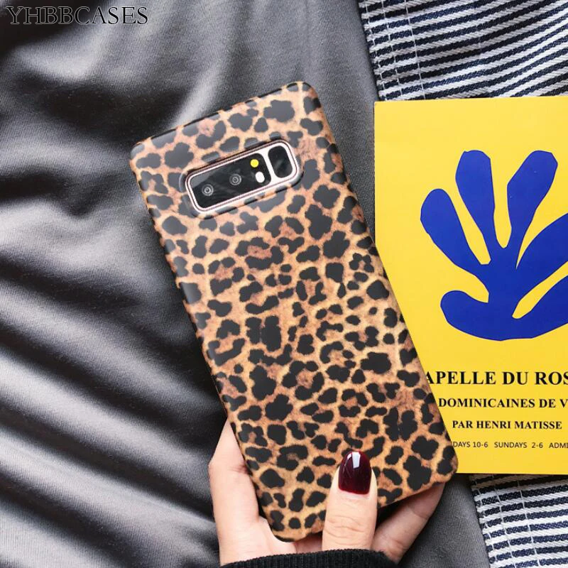 Чехлы YHBBCASES в стиле ретро с изображением леопарда для телефонов Samsung Note 10 Plus 8 9